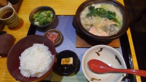 Irori　さ藤の石狩鍋定食1