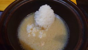 Irori　さ藤の石狩鍋定食の雑炊風シメ1
