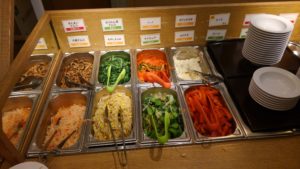 美食焼肉　トラジ葉菜の食べ放題ナムル8種