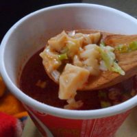 糖質制限中でも食べられる蒙古タンメン中本の豆腐スープが旨辛で最高！